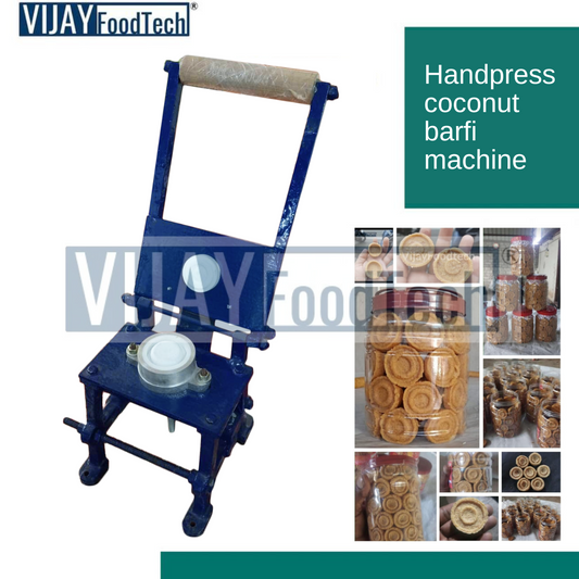 Handpress Coconut Barfi Machine
